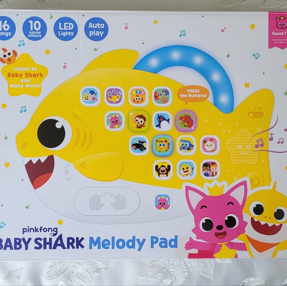 NEW PINKFONG Baby Shark Melody Pad NEW IN BOX